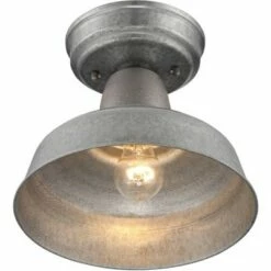 John Timberland Industrial Farmhouse Outdoor Ceiling Light Fixtures Set of 2 Galvanized Metal 8 3/4" Exterior House Porch Patio 11 John Timberland Industrial Farmhouse Outdoor Ceiling Light Fixtures Set of 2 Galvanized Metal 8 3/4" Exterior House Porch Patio -Outdoor Lighting Official Shop unnamed file 4729