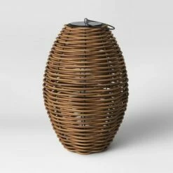 Solar Chunky Rattan Outdoor Lantern - Smith & Hawken™ -Outdoor Lighting Official Shop unnamed file 482