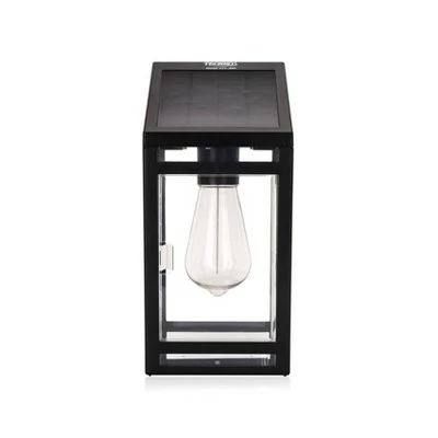 10.47" LED Solar Wall Outdoor Lantern Amber/White - Techko Maid 4 10.47" LED Solar Wall Outdoor Lantern Amber/White - Techko Maid - Image 2