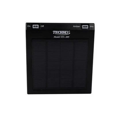 10.47" LED Solar Wall Outdoor Lantern Amber/White - Techko Maid 6 10.47" LED Solar Wall Outdoor Lantern Amber/White - Techko Maid - Image 4