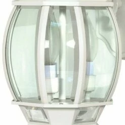 3 Light Outdoor Wall Lantern Sconce White - Aurora Lighting -Outdoor Lighting Official Shop unnamed file 4967