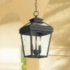 John Timberland Traditional Outdoor Ceiling Light Hanging Black Lantern 16 1/2" Clear Glass for Exterior House Porch Patio Deck 2 John Timberland Traditional Outdoor Ceiling Light Hanging Black Lantern 16 1/2" Clear Glass for Exterior House Porch Patio Deck -Outdoor Lighting Official Shop unnamed file 502