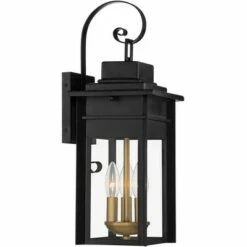 Franklin Iron Works Industrial Outdoor Wall Light Fixture Warm Brass Black Metal 19" Clear Glass Exterior House Patio Outside Deck 11 Franklin Iron Works Industrial Outdoor Wall Light Fixture Warm Brass Black Metal 19" Clear Glass Exterior House Patio Outside Deck -Outdoor Lighting Official Shop unnamed file 601