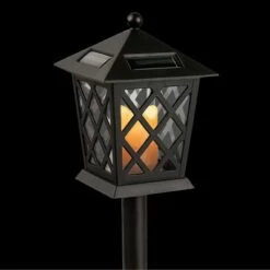 Alpine Corporation Set of 4 Outdoor Solar Powered Pathway LED Light Stakes Black 9 Alpine Corporation Set of 4 Outdoor Solar Powered Pathway LED Light Stakes Black -Outdoor Lighting Official Shop unnamed file 688