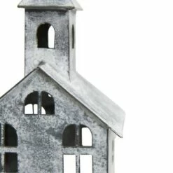 Small White Metal Candle Luminary - Foreside Home & Garden -Outdoor Lighting Official Shop unnamed file 715