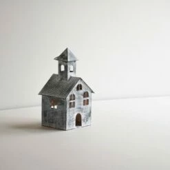 Small White Metal Candle Luminary - Foreside Home & Garden -Outdoor Lighting Official Shop unnamed file 717