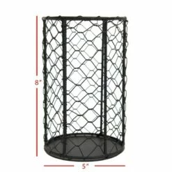 Black Metal Candle Holder - Foreside Home & Garden -Outdoor Lighting Official Shop unnamed file 722