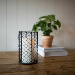 Black Metal Candle Holder - Foreside Home & Garden -Outdoor Lighting Official Shop unnamed file 723