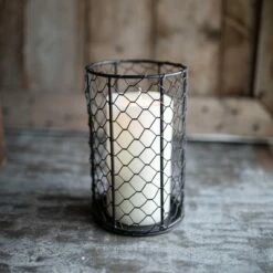 Black Metal Candle Holder - Foreside Home & Garden -Outdoor Lighting Official Shop unnamed file 724