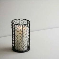 Black Metal Candle Holder - Foreside Home & Garden -Outdoor Lighting Official Shop unnamed file 725