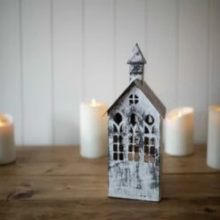 Large White Metal Candle Luminary - Foreside Home & Garden -Outdoor Lighting Official Shop unnamed file 731