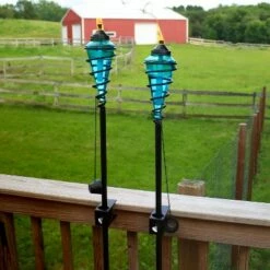 Sunnydaze Decor Sunnydaze Outdoor Adjustable Height Glass and Metal Swirl Patio Table and Lawn Citronella Torch Set - Blue - 4pk 12 Sunnydaze Decor Sunnydaze Outdoor Adjustable Height Glass and Metal Swirl Patio Table and Lawn Citronella Torch Set - Blue - 4pk -Outdoor Lighting Official Shop unnamed file 767