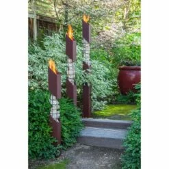 Mason Torch Small - Rust - Terra Flame 7 Mason Torch Small - Rust - Terra Flame -Outdoor Lighting Official Shop unnamed file 785