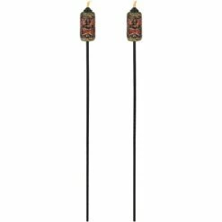 Sunnydaze Decor Sunnydaze Outdoor 3-in-1 Adjustable Height Tiki Face Patio and Lawn Torch Light Set - 2pk -Outdoor Lighting Official Shop unnamed file 800