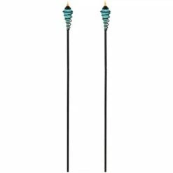 Sunnydaze Decor Sunnydaze Outdoor Adjustable Height Glass and Metal Swirl Patio and Lawn Citronella Torch Set - Blue - 2pk 14 Sunnydaze Decor Sunnydaze Outdoor Adjustable Height Glass and Metal Swirl Patio and Lawn Citronella Torch Set - Blue - 2pk -Outdoor Lighting Official Shop unnamed file 818