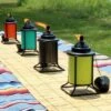 Sunnydaze Decor Sunnydaze Outdoor Metal Patio Deck Poolside Lawn Tabletop Citronella Torch Set - Green, Blue, Orange, and Brown - 4pc -Outdoor Lighting Official Shop unnamed file 865