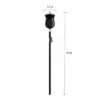 Nature Spring 45" Adjustable Black Metal Flame Torch Lamp 2 Nature Spring 45" Adjustable Black Metal Flame Torch Lamp -Outdoor Lighting Official Shop unnamed file 871