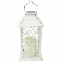 Sunnydaze Decor Sunnydaze Outdoor Concord Hanging Tabletop Solar LED Rustic Farmhouse Decorative Candle Lantern - 11" - White - 2pk 12 Sunnydaze Decor Sunnydaze Outdoor Concord Hanging Tabletop Solar LED Rustic Farmhouse Decorative Candle Lantern - 11" - White - 2pk -Outdoor Lighting Official Shop unnamed file 958