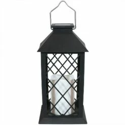 Sunnydaze Decor Sunnydaze Outdoor Concord Hanging Tabletop Solar LED Rustic Farmhouse Decorative Candle Lantern - 11" - Black - 2pk 12 Sunnydaze Decor Sunnydaze Outdoor Concord Hanging Tabletop Solar LED Rustic Farmhouse Decorative Candle Lantern - 11" - Black - 2pk -Outdoor Lighting Official Shop unnamed file 964