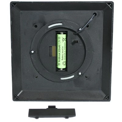 Sunnydaze Decor Sunnydaze Outdoor Concord Hanging Tabletop Solar LED Rustic Farmhouse Decorative Candle Lantern - 11" - Black 6 Sunnydaze Decor Sunnydaze Outdoor Concord Hanging Tabletop Solar LED Rustic Farmhouse Decorative Candle Lantern - 11" - Black - Image 4